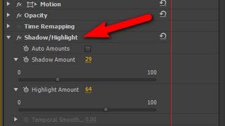 How to correct Shadow and Highlights in Adobe Premiere Pro CS6 [upl. by Consuela278]