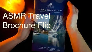 Viking Cruise Brochure Flip Through  Softly Spoken Conversational ASMR Page Turning [upl. by Adiaz]