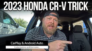 Customizing Apple CarPlay and Android Auto in your 2023 Honda CRV [upl. by Felix779]