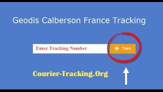 Geodis Calberson France Tracking Guide [upl. by Kcirdor267]