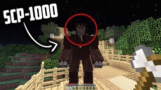 We CAPTURED SCP1000 and made him Guard our Base in Minecraft Bigfoot Sighting in Minecraft [upl. by Painter248]