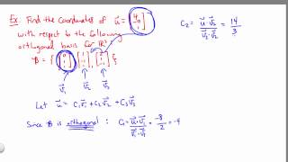 Calculations with an Orthogonal Basis [upl. by Aciraa]