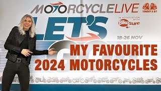 2024 Favourite Motorcycles From Motorcycle Live [upl. by Anyale]