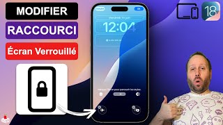 Comment Modifier les Raccourcis de lÉcran Verrouillé  iPhone  iPad  iOS 18 [upl. by Ermine990]