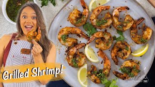 Unbelievable Grilled Shrimp Recipe Revealed  Chef Zee Cooks Seafood [upl. by Edmunda]