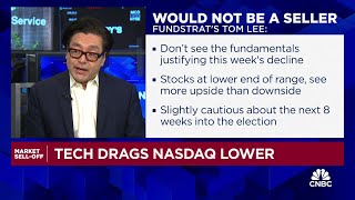 Were at a point where the Fed could engineer a soft landing says Fundstrats Tom Lee [upl. by Enileve]