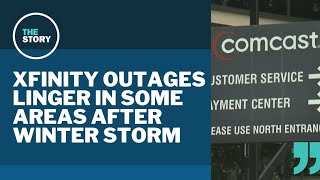 Xfinity customers say they went without service and communication well after winter storm was over [upl. by Fita]