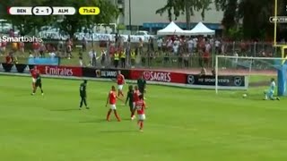 Vangelis Pavlidis Goal  Benfica vs Almería 31 All Goals Results And Highlights Friendly Match [upl. by Navannod]