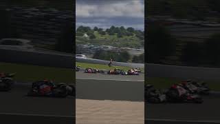 Brad Binder Gets Flung into a Summersault by Valentino Rossiautomobile rossi motogp motogp24 [upl. by Ausoj]