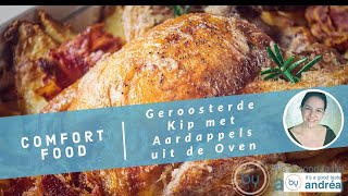 Geroosterde kip met aardappels uit de oven [upl. by Meenen]