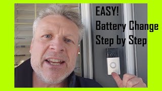 EASY FIX Ring Doorbell Generation 1 Battery Replacement [upl. by Orfinger]