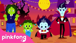 Baby Monster Yes Papa  Kids Halloween Songs  Finger Family  Pinkfong Official [upl. by Aronael]