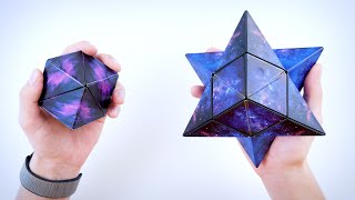 Amazing Transforming Cubes Review of Changeable Magnetic Variety Magic Cube Shape Shifting Puzzle [upl. by Dnaltiac164]