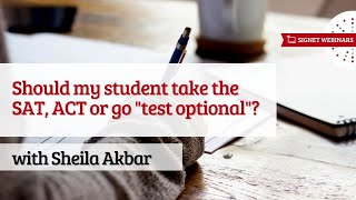 Should my student take the SAT ACT or go ‘test optional’ [upl. by Huldah]