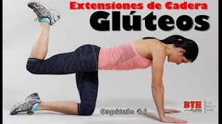 ENTRENAMIENTO DE GLÚTEO  EXTENSIONES DE CADERA [upl. by Joellen]