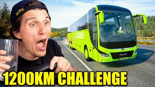 Die 1200km Challenge durch Deutschland  Fernbus Simulator [upl. by Ellitnahc232]