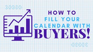 How to fill your calendar with appointments with qualified buyers  terrywilson3 [upl. by Stanly]