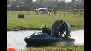 Magnolls farm formula 2 hovercraft racing race 2 on board with jake [upl. by Atikihs]