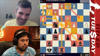 Every game is a BIG TROUBLE Krikor Mekhitarian vs Hikaru Nakamura [upl. by Erasme]