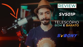 Telescópio BOM e BARATO Conheça o SV501P da SVBony  Review [upl. by Ihc]