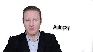 Autopsy  Meaning  Pronunciation  Word World  Audio Video Dictionary [upl. by Ainafets]