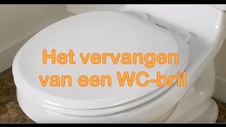 wc bril monteren badkamer wc [upl. by Nnaesor]