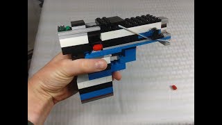 LEGO Shell Ejecting Gun  How it Works [upl. by Airebma]