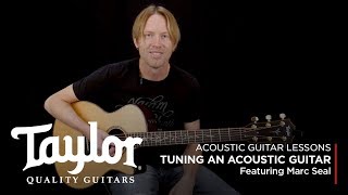 How to Tune an Acoustic Guitar [upl. by Ruthy537]