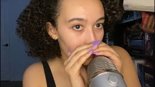 asmr cupped whispers and gum chewing 🌷✨ [upl. by Karon989]