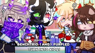 DSMP Bench Trio Purpled turn into kids for 24 hours  Ft Bench trio  Purpled DISCONTINUED‼️ [upl. by Assirec338]