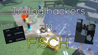 Trolling HACKERS in FISCH with Conception Conch [upl. by Charmain800]