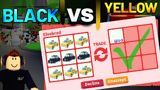 20 Big Trades Yellow VS Black Taxi in Adopt Me [upl. by Bone]