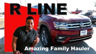 VW ATLAS R Line Review  Huge three row suv [upl. by Turne]