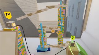 Gadgeteer A Great Rube Goldberg Game in VR [upl. by Bornie]