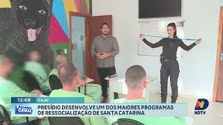 Programa de ressocialização na penitenciária de Itajaí reduz reincidência [upl. by Alessandro]