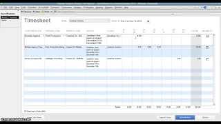 Using Quickbooks Timesheets [upl. by Leasa]