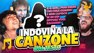 INDOVINA LA CANZONE DAL TESTO Con Blur Marza e Pesh [upl. by Alodie473]