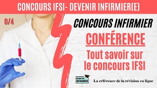 Tout savoir sur le Concours infirmier IFSI et sa préparation 04 Série Réussir le concours IFSI [upl. by Leidba]