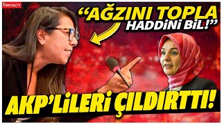 Sera Kadıgil AKPlileri Çıldırttı Tartışma Çıktı quotAğzını Topla Sen Haddini Bilquot [upl. by Semela]