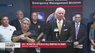 Gov McMaster provides update on state preparations for Tropical Storm Debby [upl. by Mandelbaum]