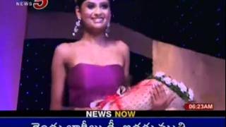 TV5  Anushka Sha Elected As Miss Hyderabad [upl. by Atiuqat]