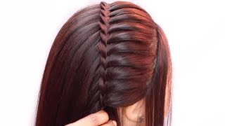 new amazing hairstyles  easy hairstyles  Simple open hairstyles  Hair Styler [upl. by Aitsirhc534]