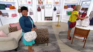 Patricia Nash Woven Leather Pisticci Crossbody on QVC [upl. by Anavas]