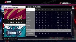 CLE Cavaliers vs CHA Bobcats  JBL S6 2K24 MyLeague Game168 [upl. by Arhas]