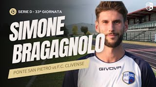 INTERVISTA POST PARTITA  PONTE SAN PIETRO vs FC CLIVENSE 10  Serie D • 33ª Giornata [upl. by Ahsekad371]