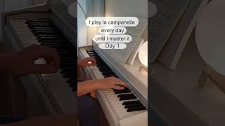 La campanella day 1 piano lacampanella classicalmusic classicalpiano liszt pianomusic [upl. by Yras]