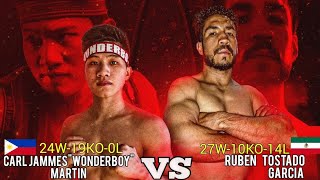 NOV 23 2024UNDEFEATED PARINCarl Jammes MartinPH vs Ruben Tostado GarciaMEXICO Fight Highlights [upl. by Jd]