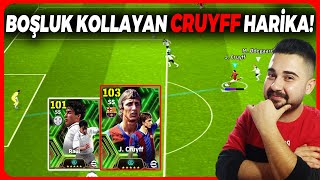 BOŞLUK KOLLAYAN FARKI 103 CRUYFF VE 101 RAULU DENEDİM🔥🔥EFOOTBALL 2024 MOBİLE [upl. by Nomihs]