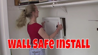 How to install a Wall Safe [upl. by Sanbo508]