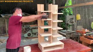 Easy Modern Style Woodworking From Pallets  The Best DIY Shoe Racks To Keep Your Home In Order [upl. by Jacinta706]